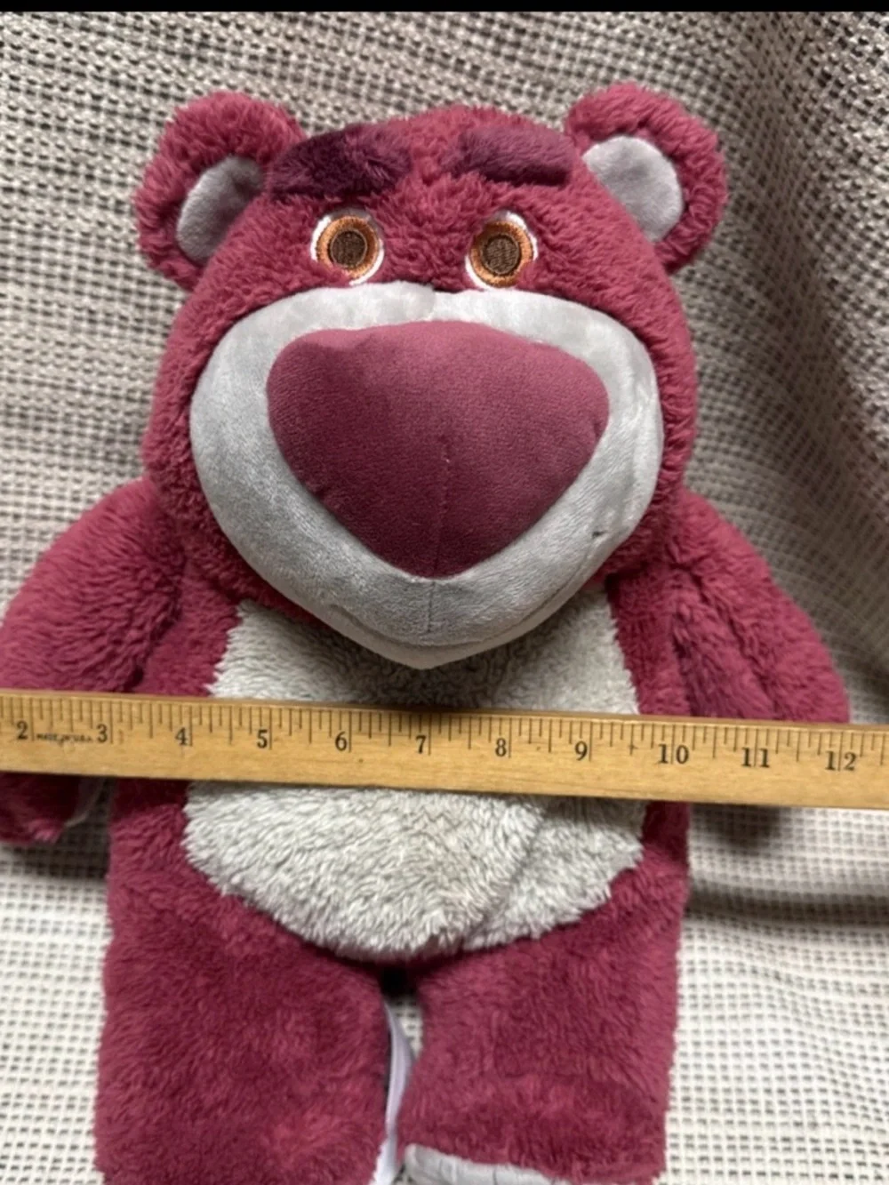 ✨3/$30 Disney Pixar 15” Toy Story 3 Lotso Huggin Bear Scented Strawberry Plush - Picture 9 of 9